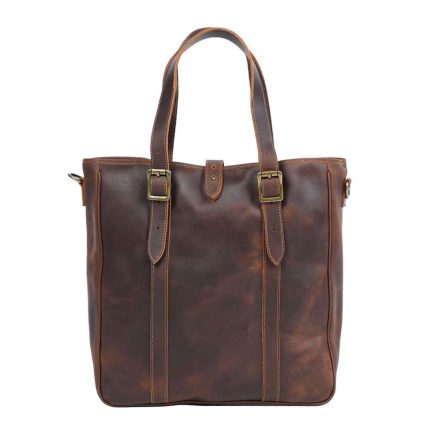 Woosir Men Tote Bag with Leather Strap
